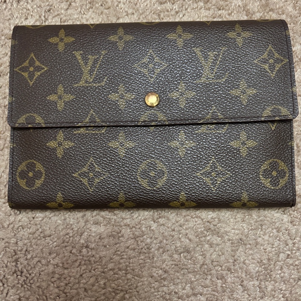 Louis Vuitton Monogram Trifold Passport Wallet